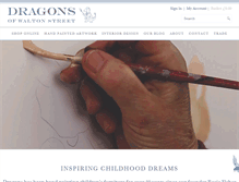 Tablet Screenshot of dragonsofwaltonstreet.com